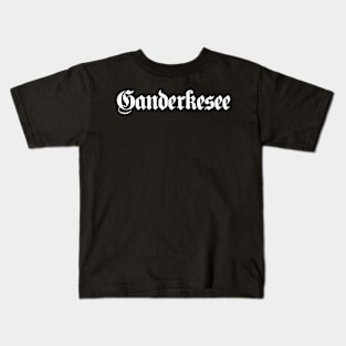 Ganderkesee written with gothic font Kids T-Shirt